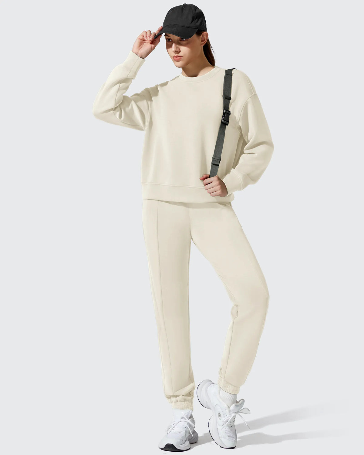 Smoofit Fleece Crewneck Pullover Long Sleeve Hoodies