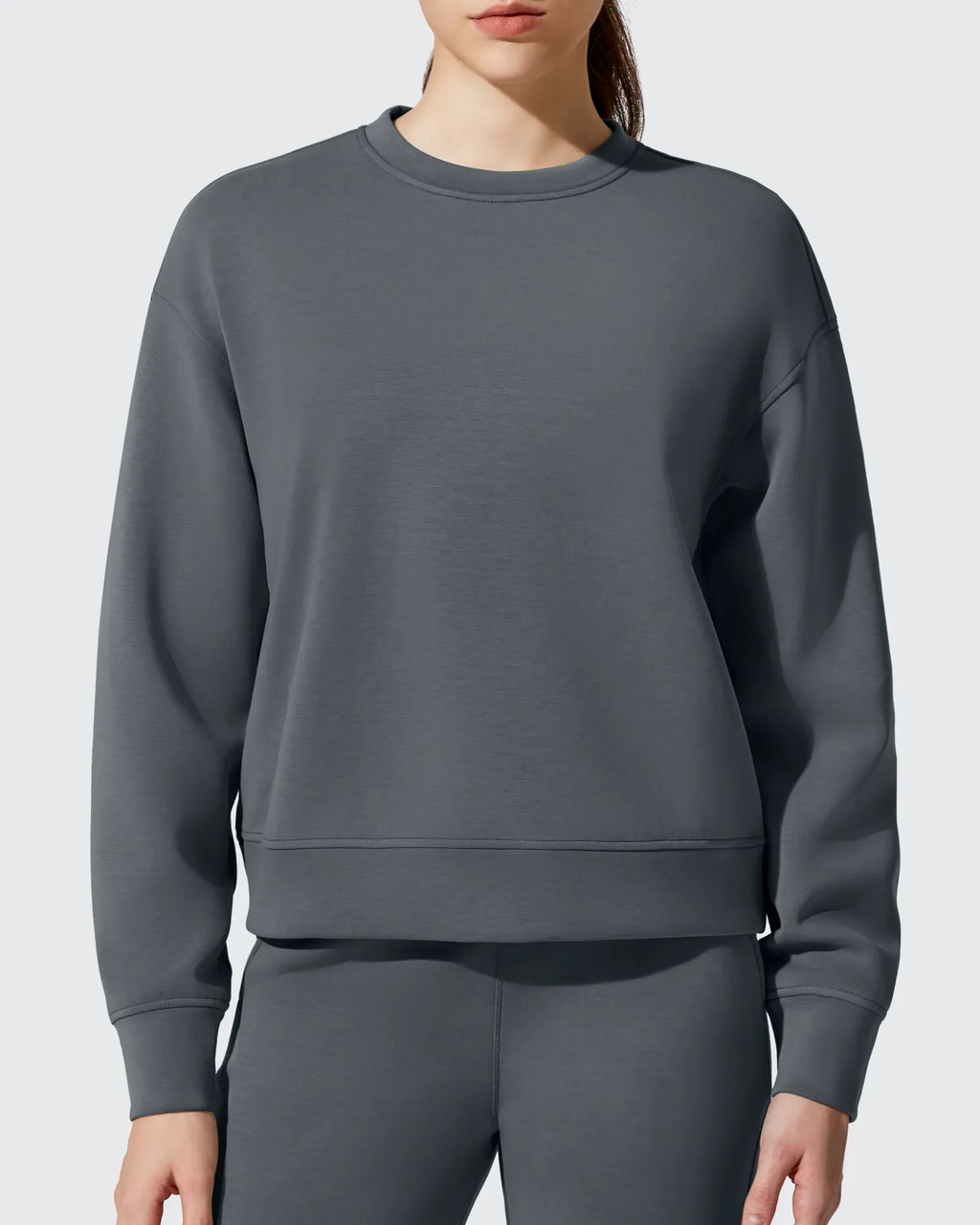 Smoofit Fleece Crewneck Pullover Long Sleeve Hoodies