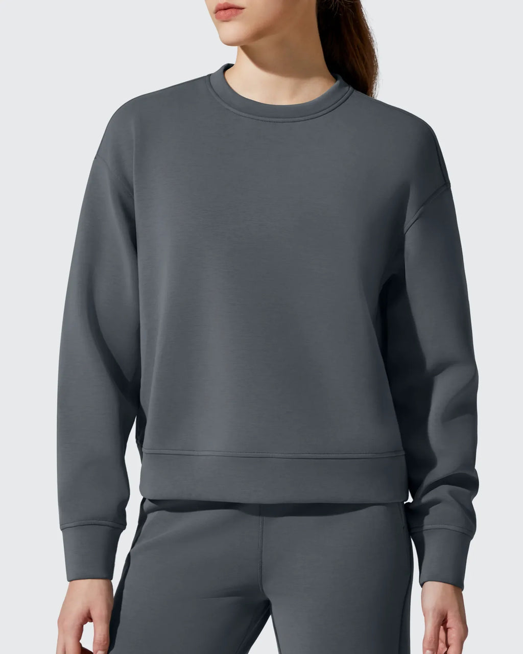 Smoofit Fleece Crewneck Pullover Long Sleeve Hoodies