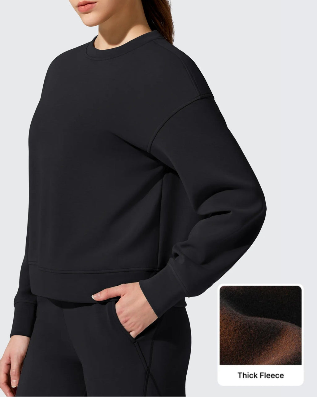 Smoofit Fleece Crewneck Pullover Long Sleeve Hoodies