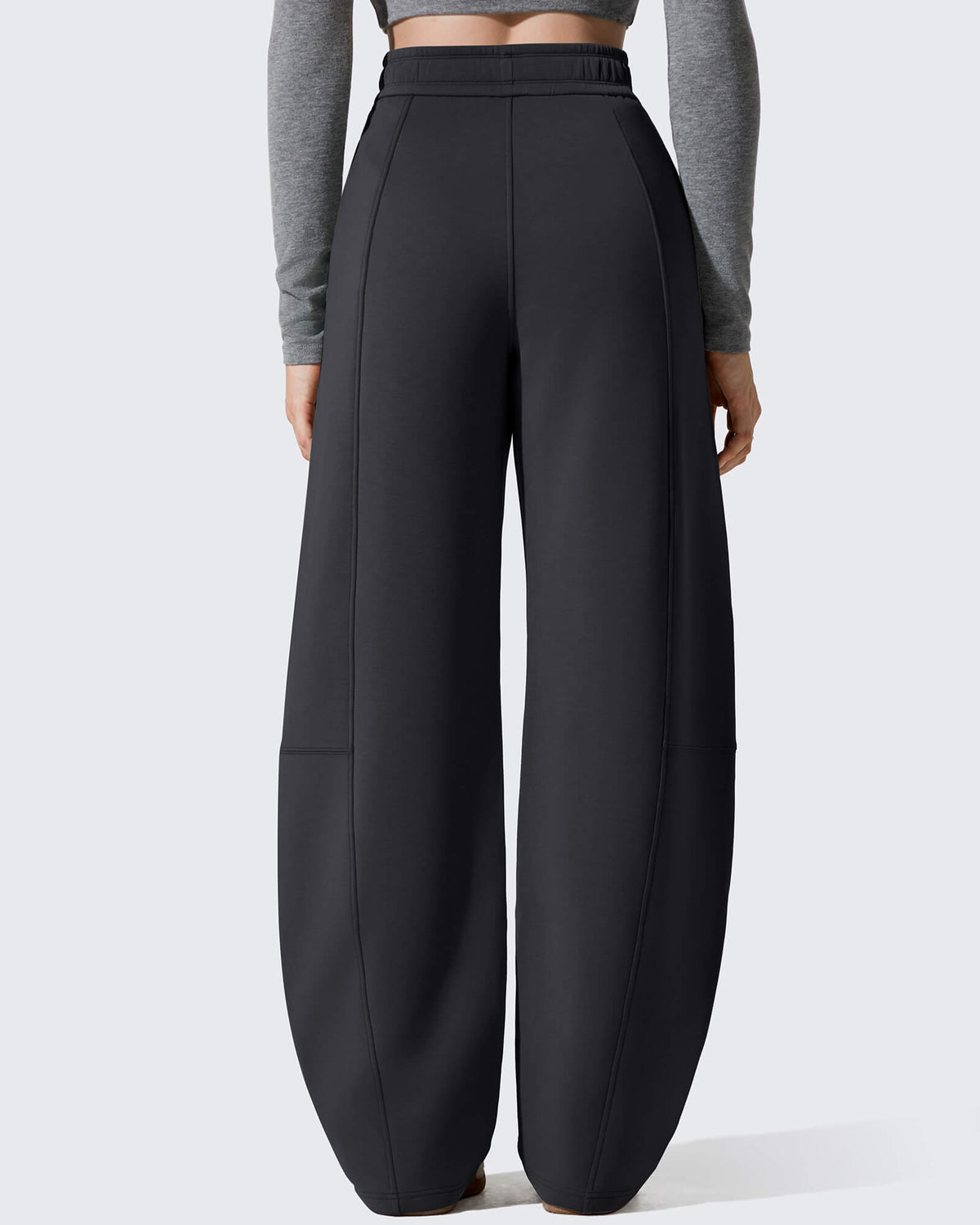 Smoofit Fleece Lined Baggy Barrel Wide Leg Sweatpants