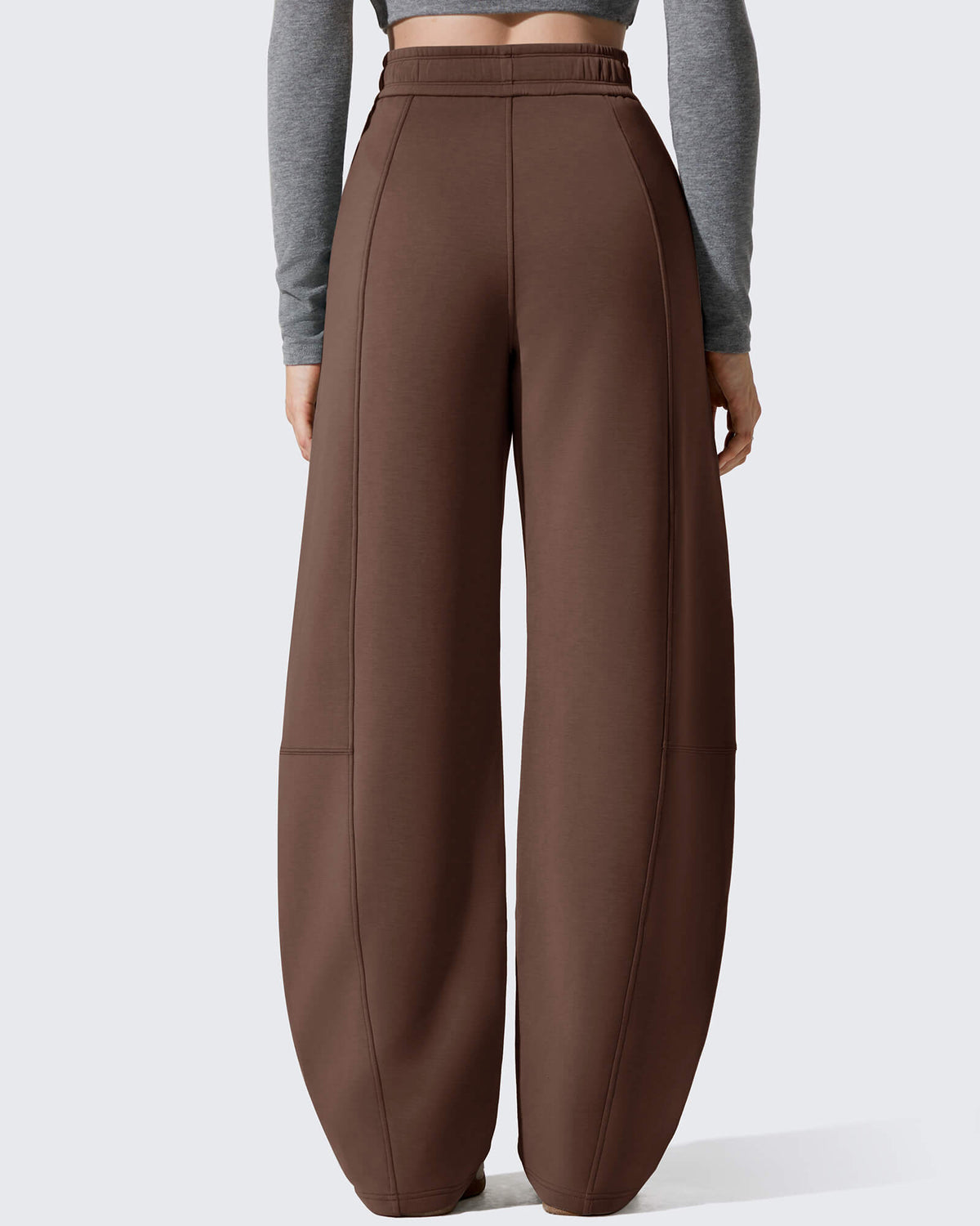 Smoofit Fleece Lined Baggy Barrel Wide Leg Sweatpants