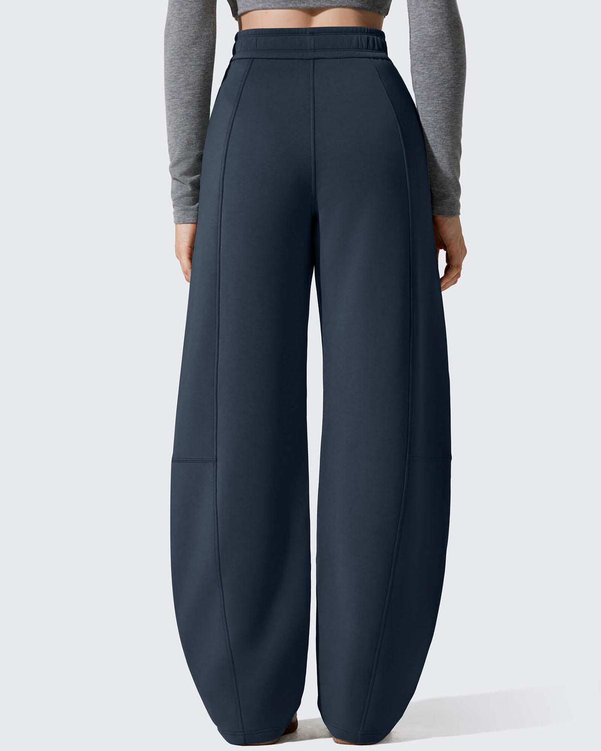 Smoofit Fleece Lined Baggy Barrel Wide Leg Sweatpants
