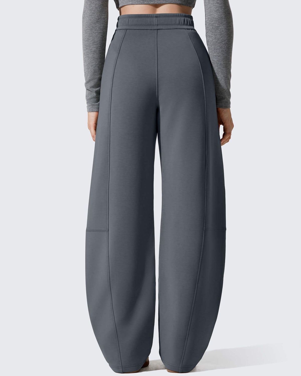 Smoofit Fleece Lined Baggy Barrel Wide Leg Sweatpants