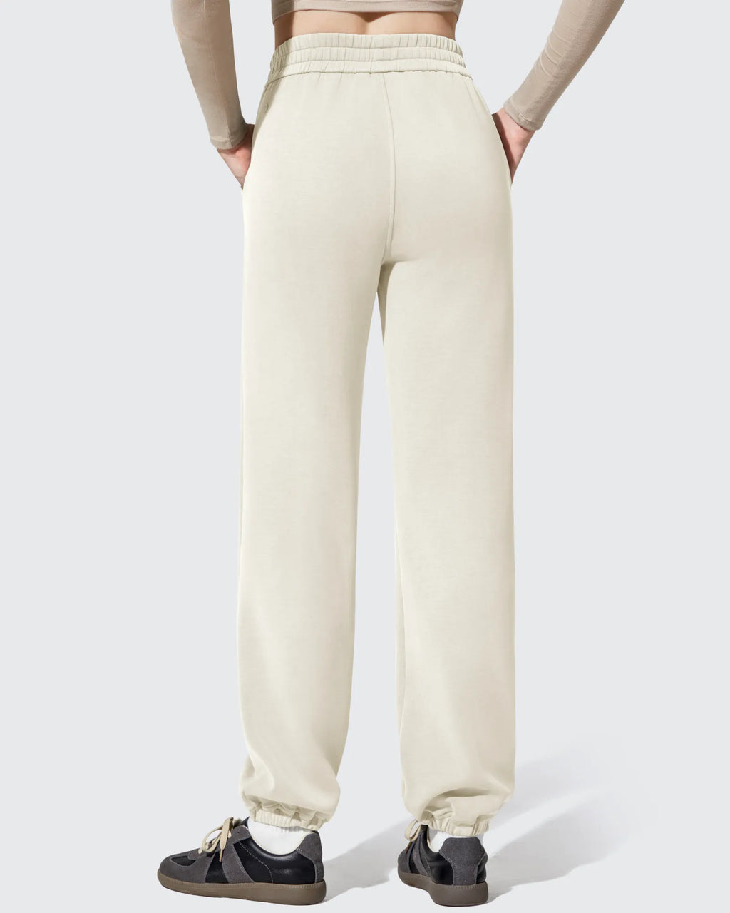 Smoofit Fleece Lined High Waist Joggers Sweatpants