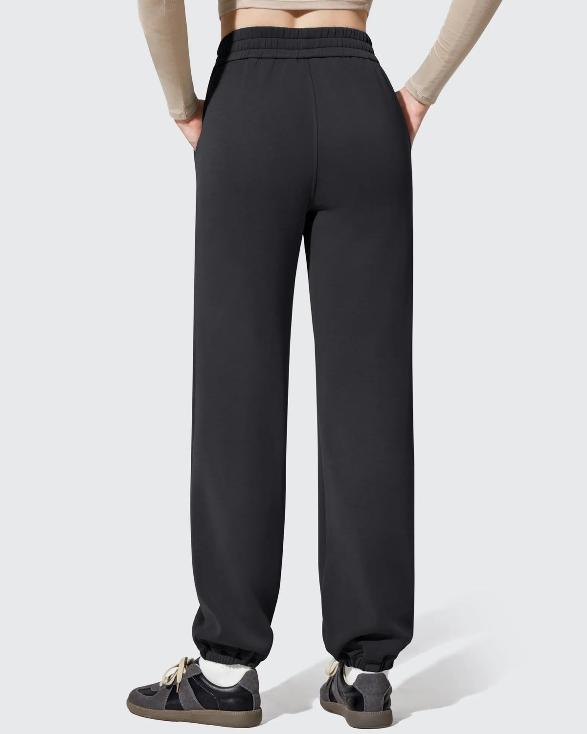 Smoofit Fleece Lined High Waist Joggers Sweatpants