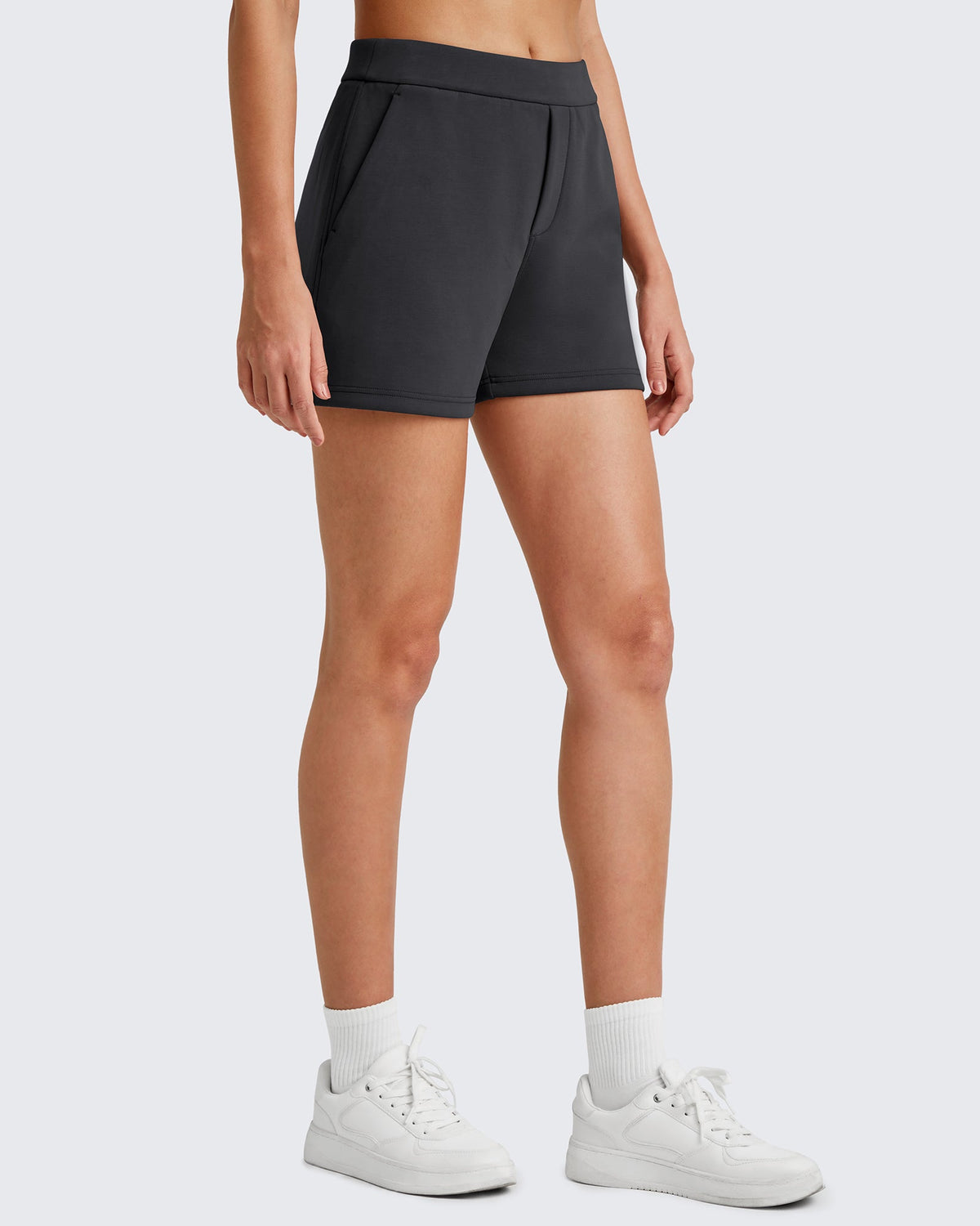 Smoofit High Waisted Sweat Shorts 4''