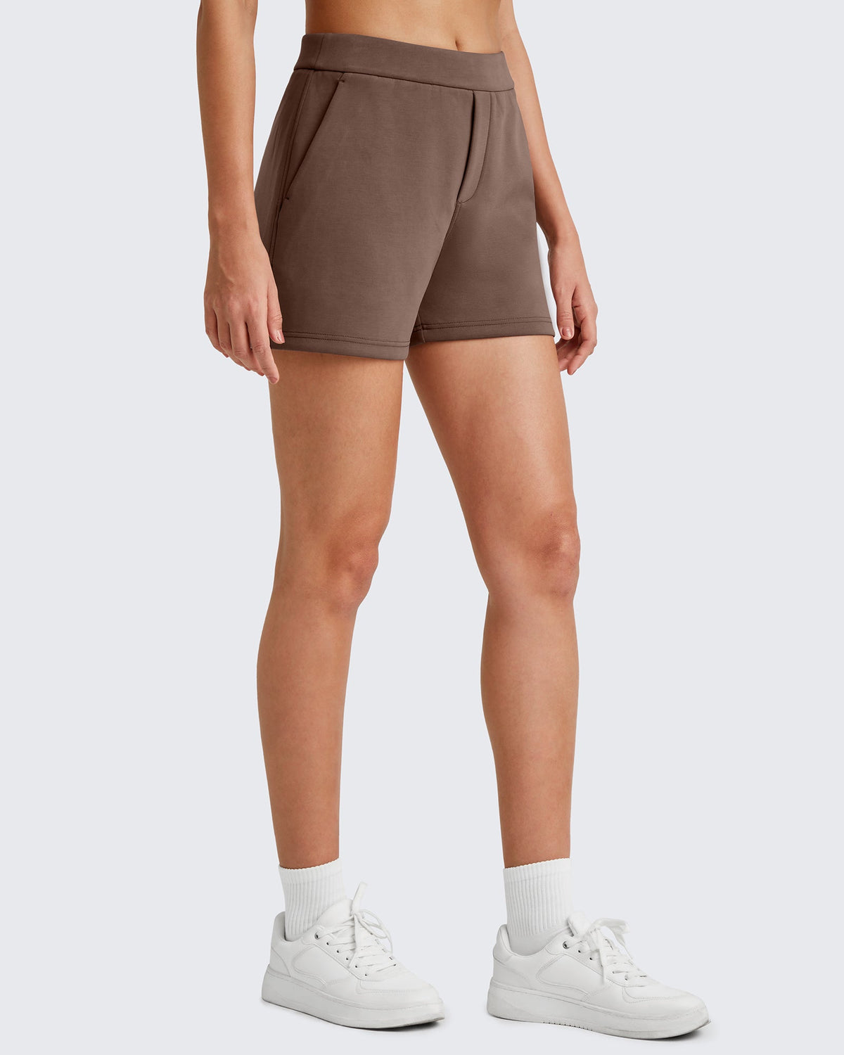 Smoofit High Waisted Sweat Shorts 4''