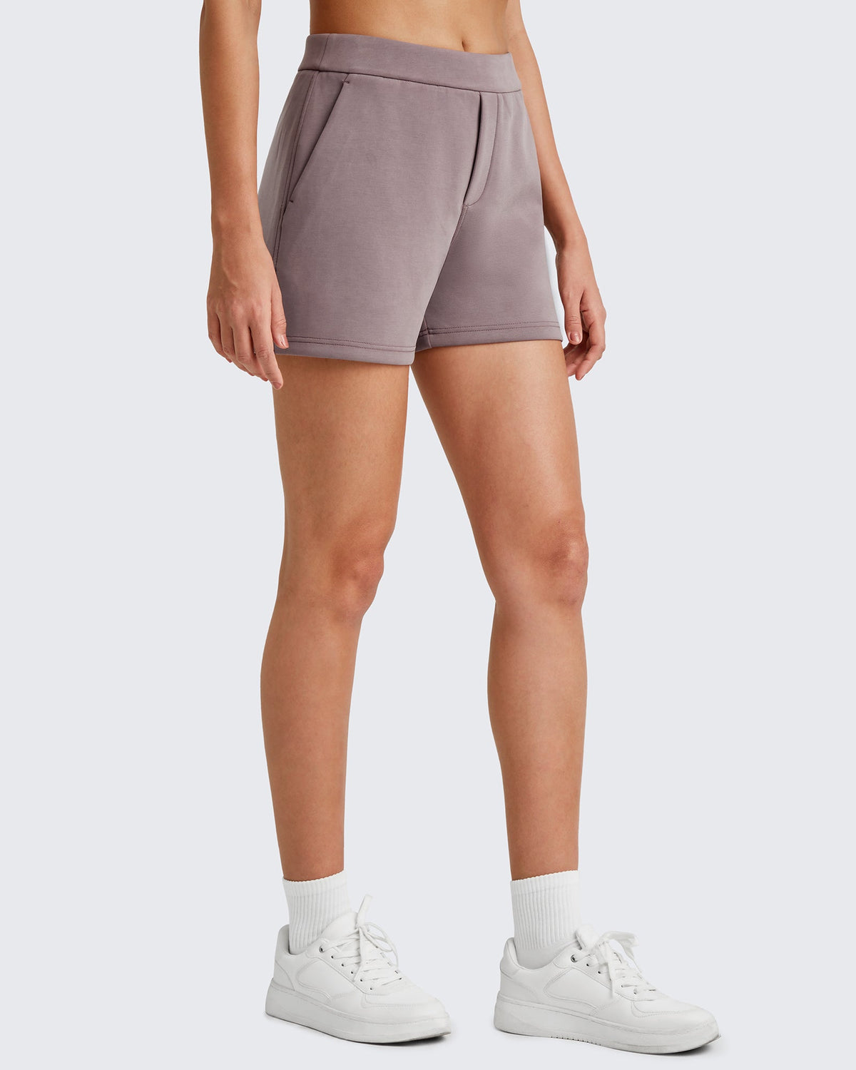 Smoofit High Waisted Sweat Shorts 4''