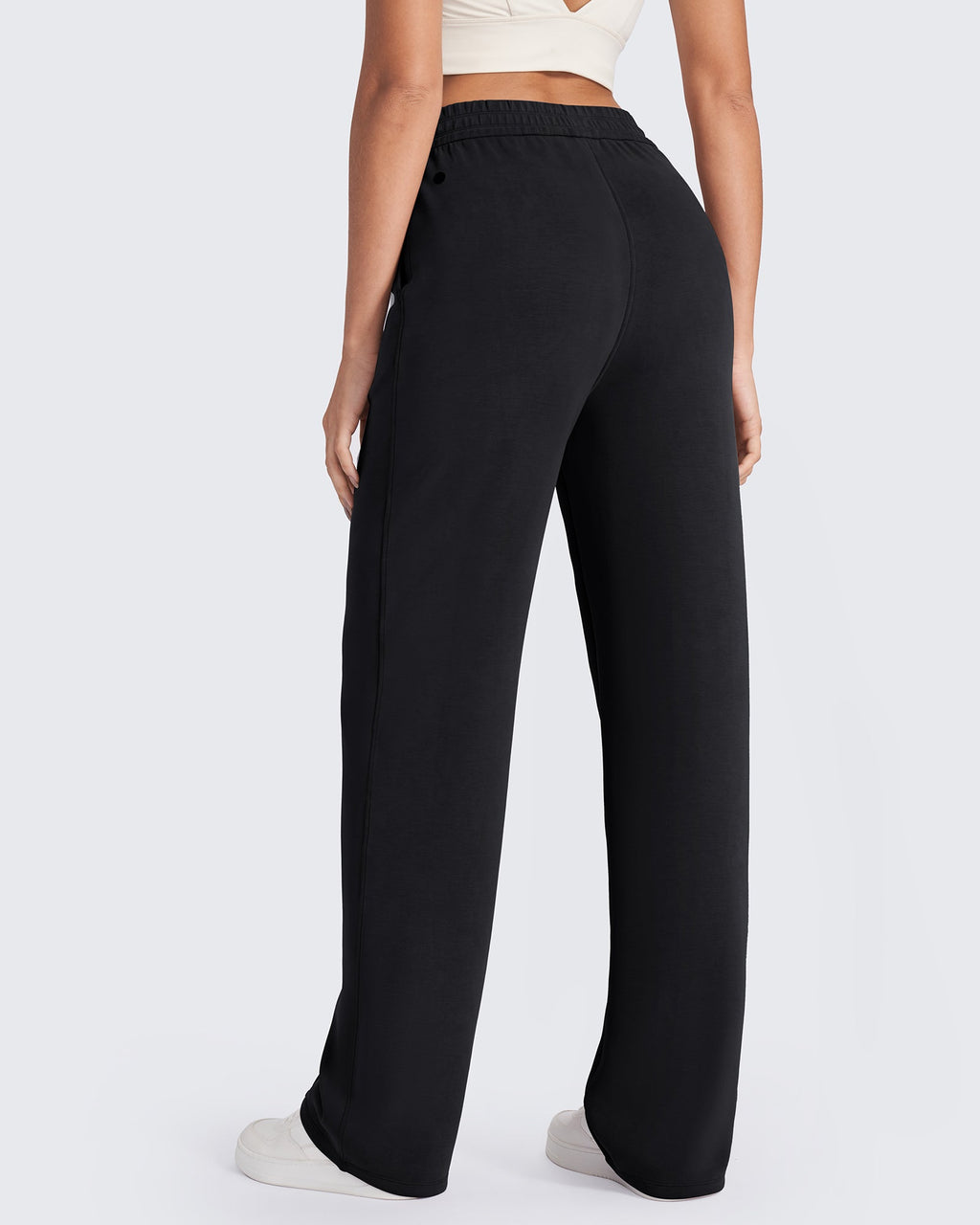 Smoofit Loose High-Rise Elastic Dressy Pants Regular