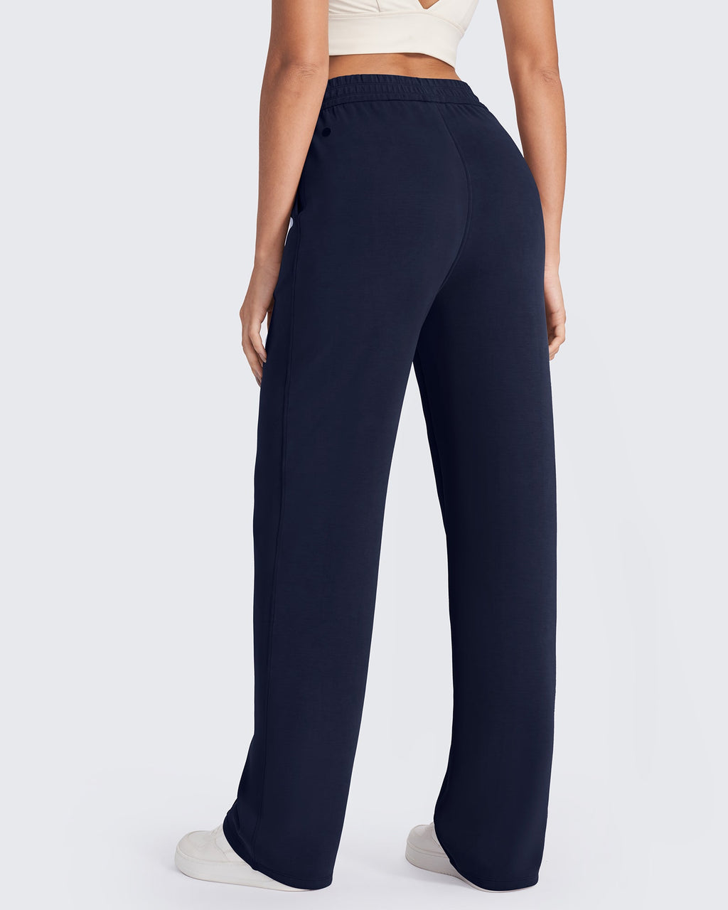 Smoofit Loose High-Rise Elastic Dressy Pants Extra Tall