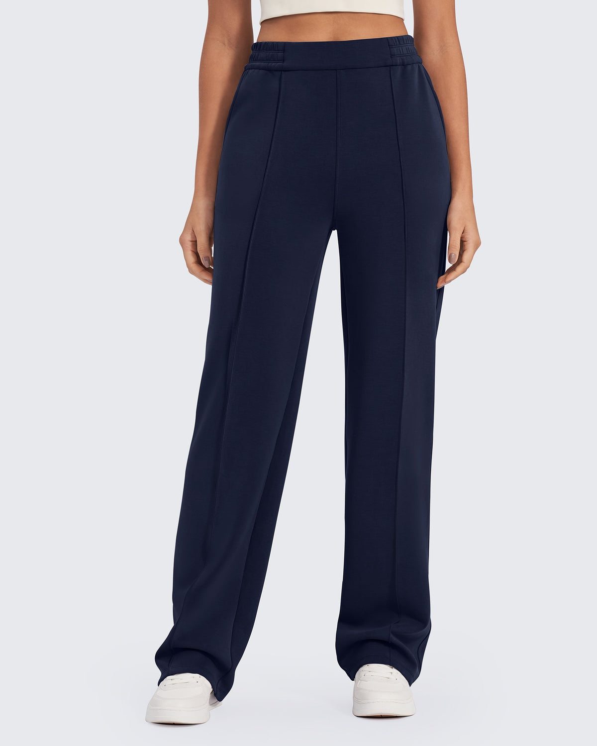 Smoofit Loose High-Rise Elastic Dressy Pants Extra Tall