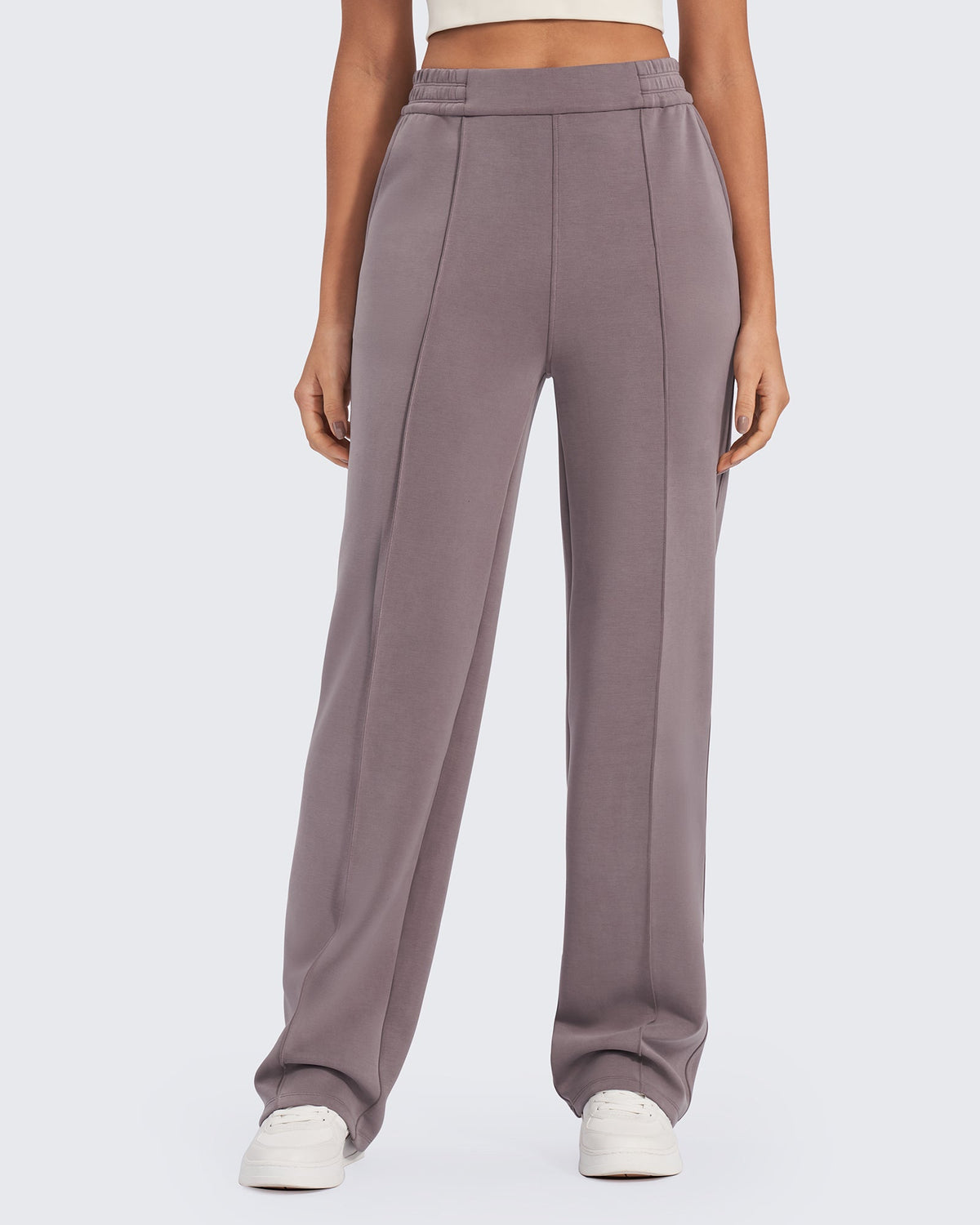 Smoofit Loose High-Rise Elastic Dressy Pants Extra Tall