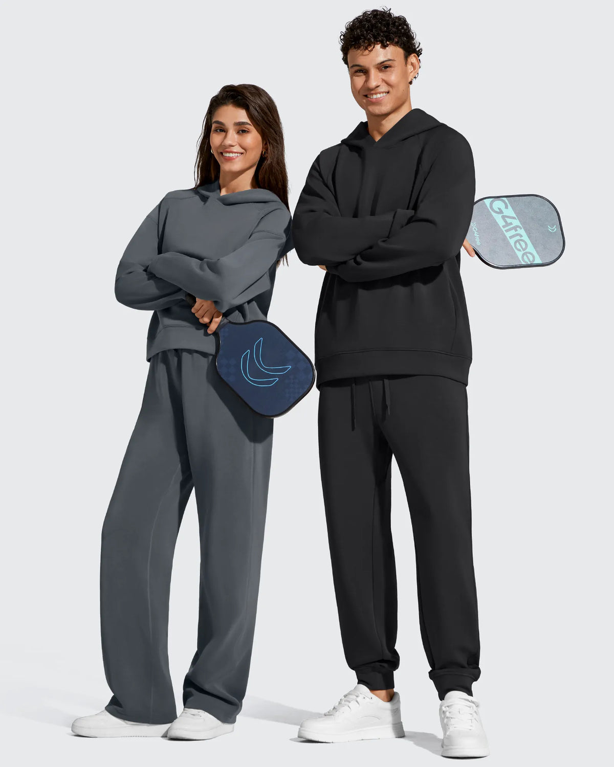 Smoofit Men's Fleece Lined Drawstring Thermal Joggers