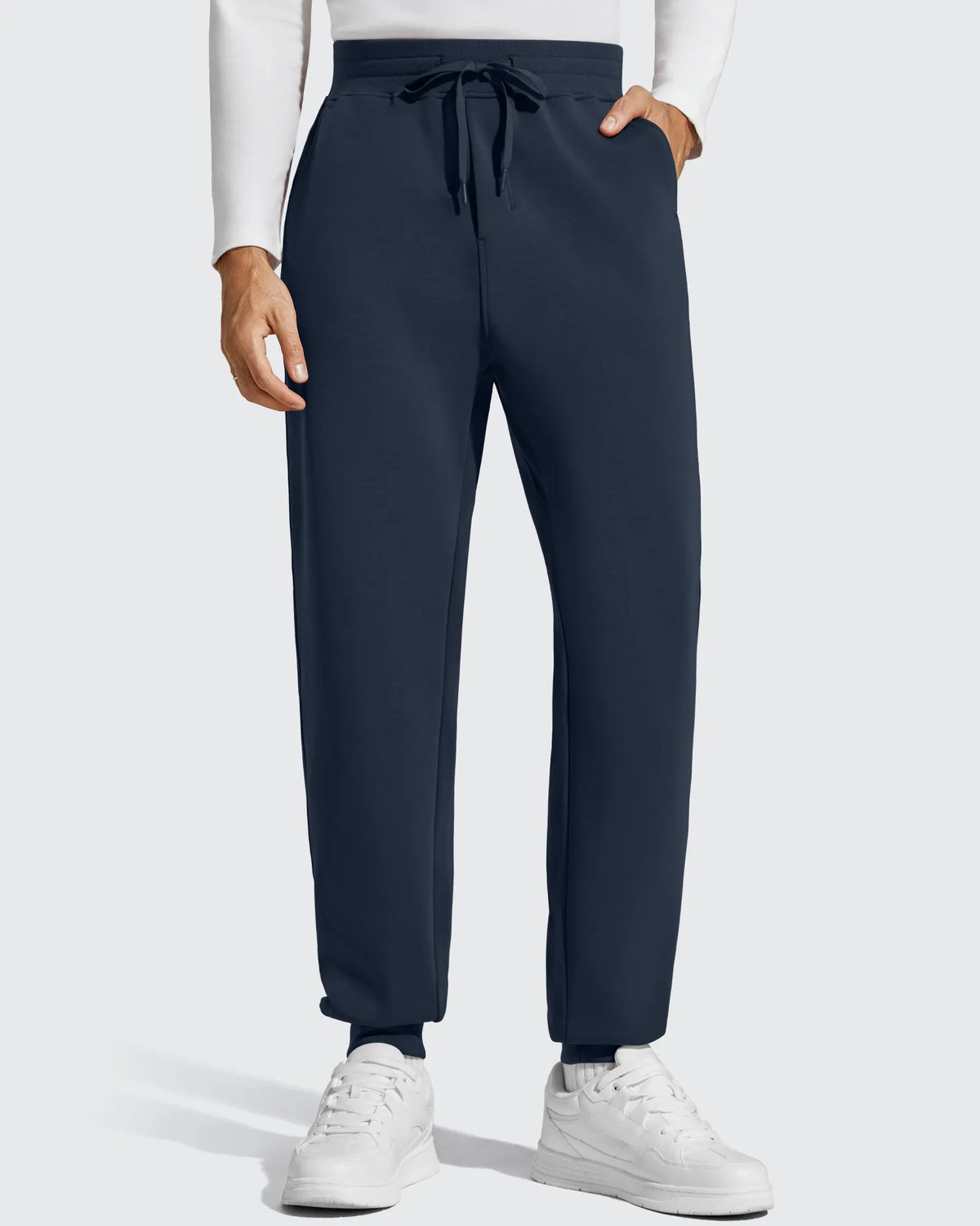 Smoofit Men's Fleece Lined Drawstring Thermal Joggers