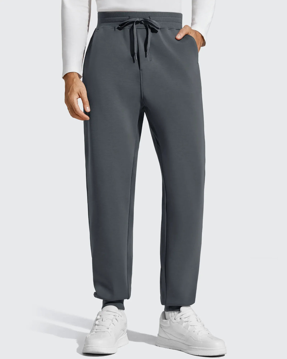 Smoofit Men's Fleece Lined Drawstring Thermal Joggers