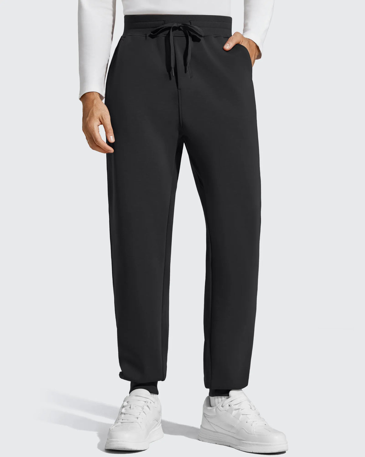 Smoofit Men's Fleece Lined Drawstring Thermal Joggers