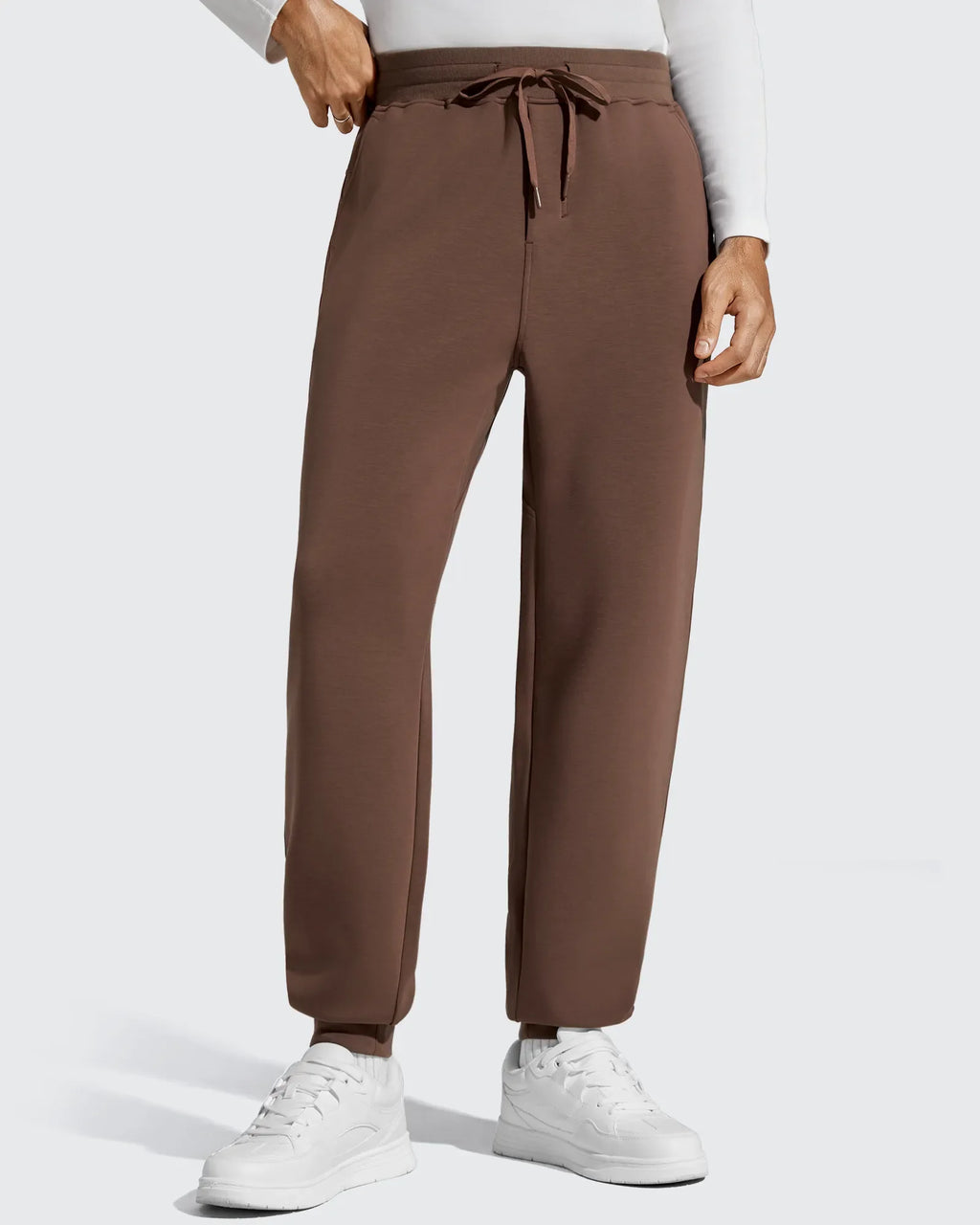 Smoofit Men's Fleece Lined Drawstring Thermal Joggers