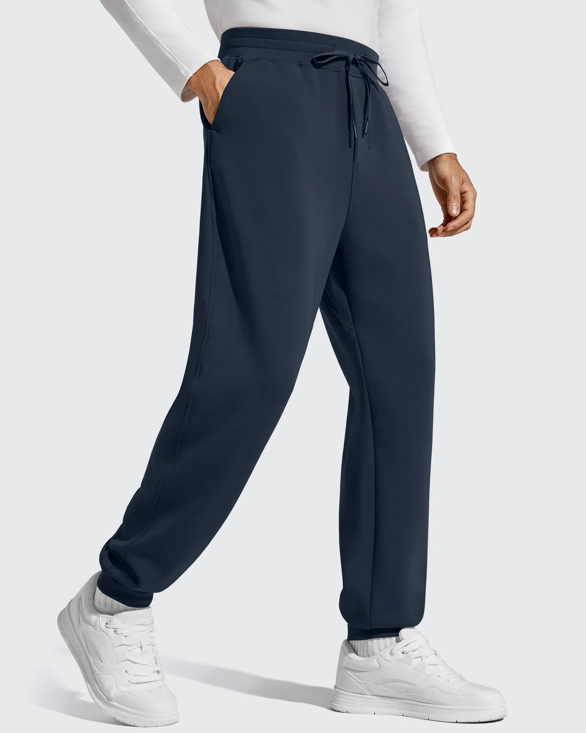 Smoofit Men's Fleece Lined Drawstring Thermal Joggers