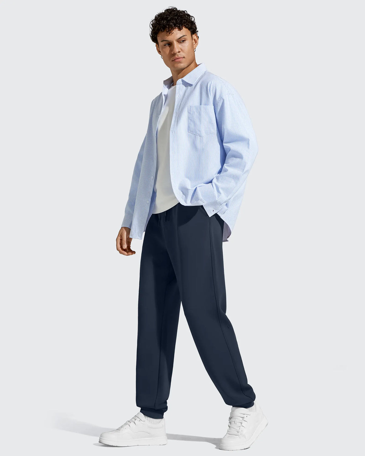 Smoofit Men's Fleece Lined Drawstring Thermal Joggers