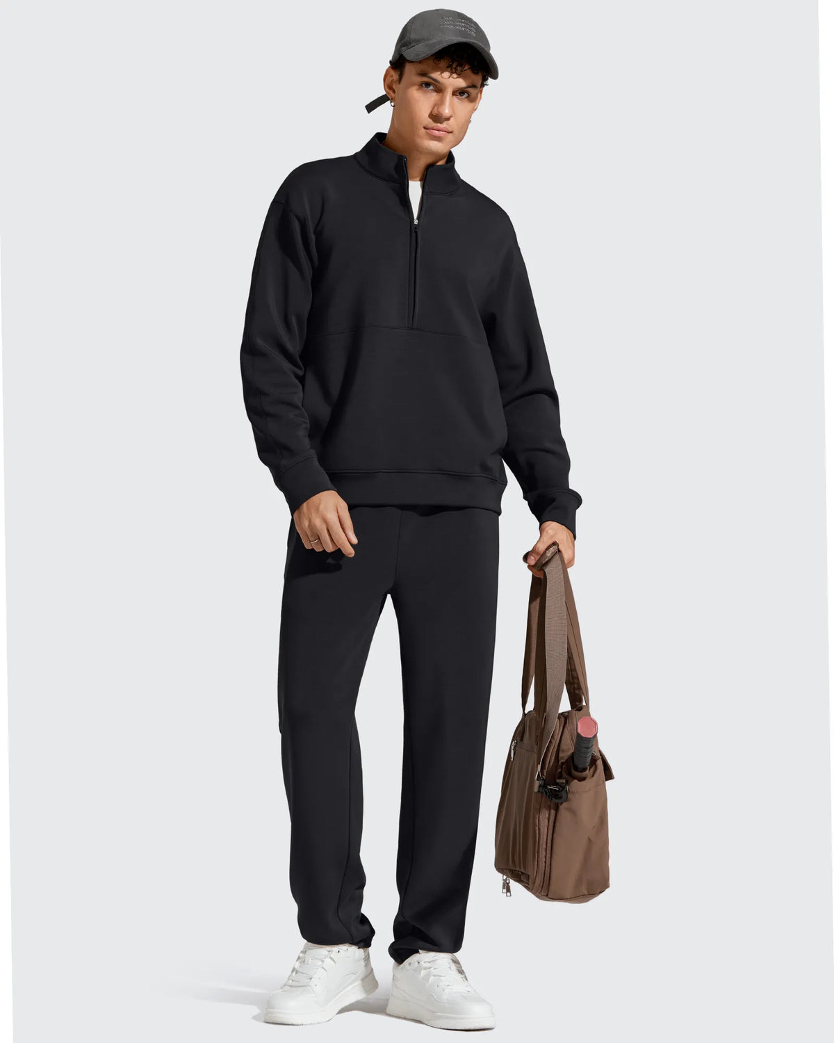 Smoofit Men's Fleece-Lined Drawstring Thermal Sweatpants
