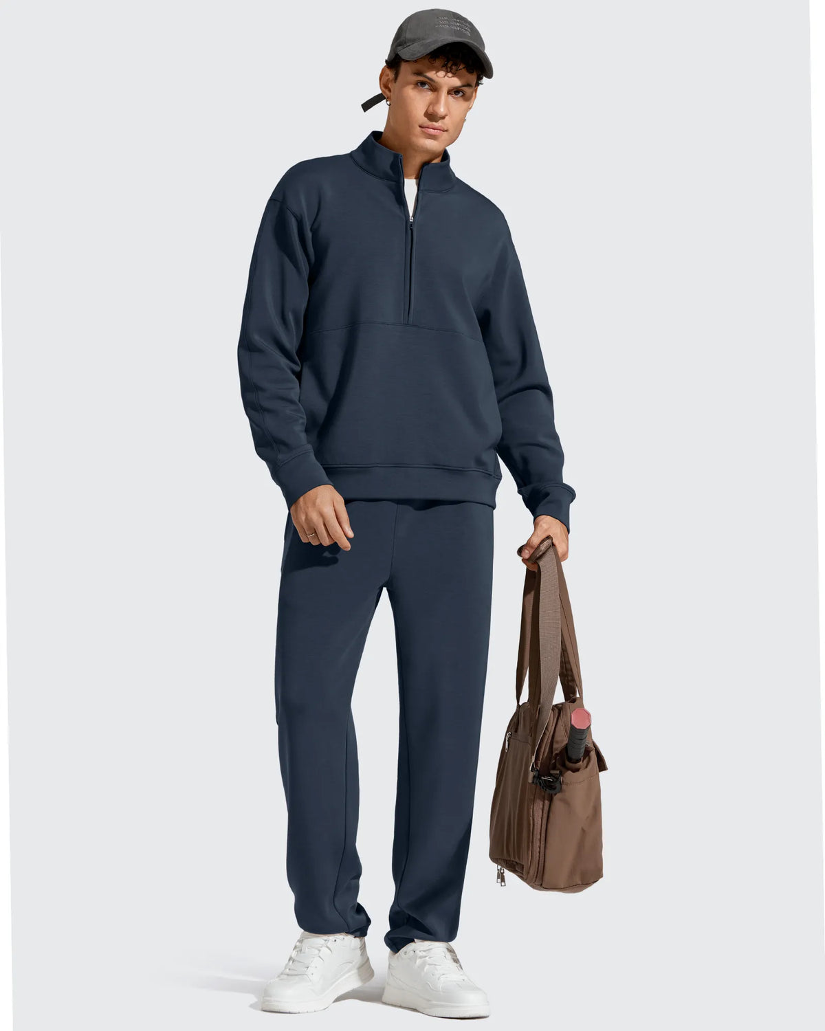 Smoofit Men's Fleece-Lined Drawstring Thermal Sweatpants