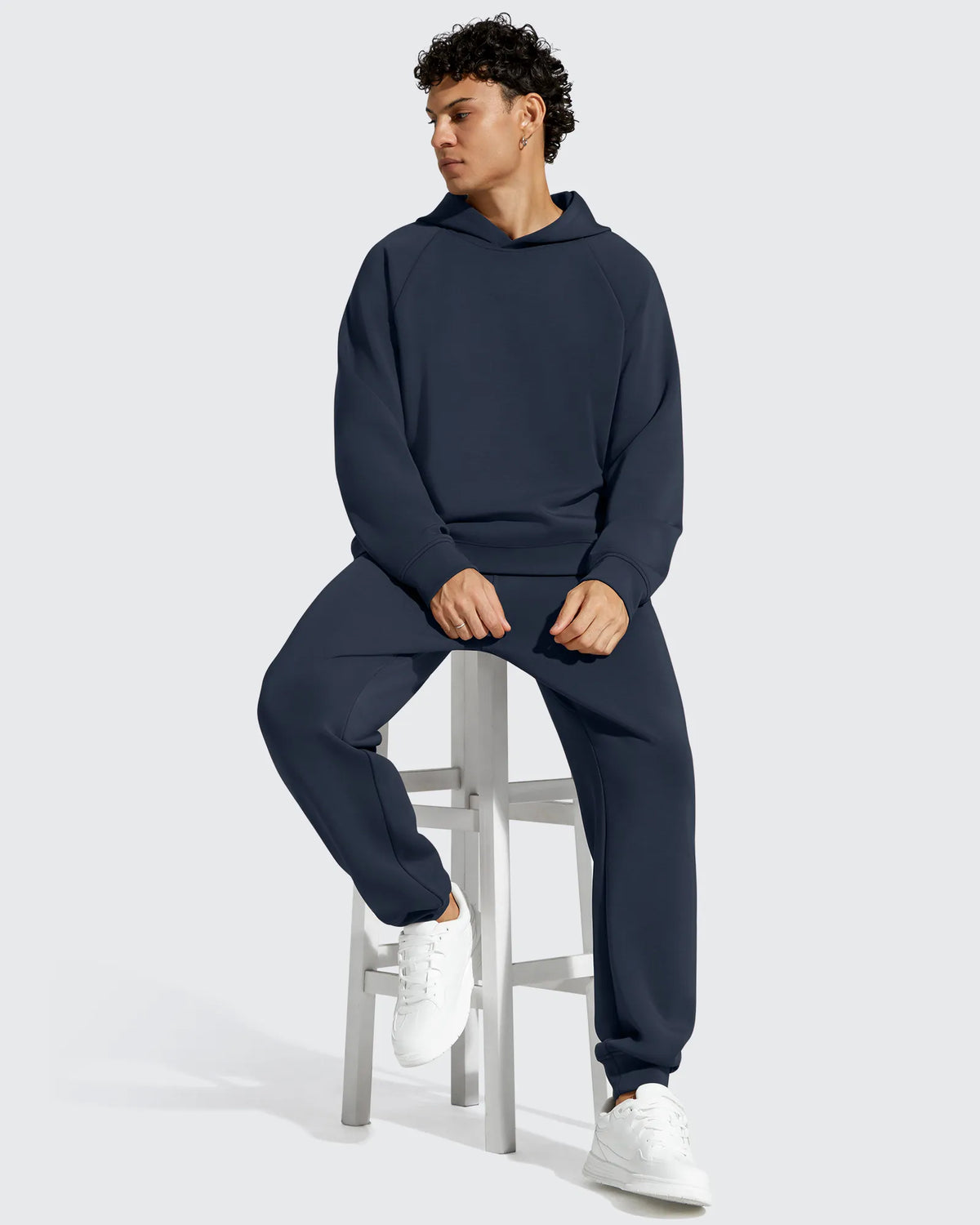 Smoofit Men's Fleece-Lined Pockets Hoodies Pullover Sweatshirts