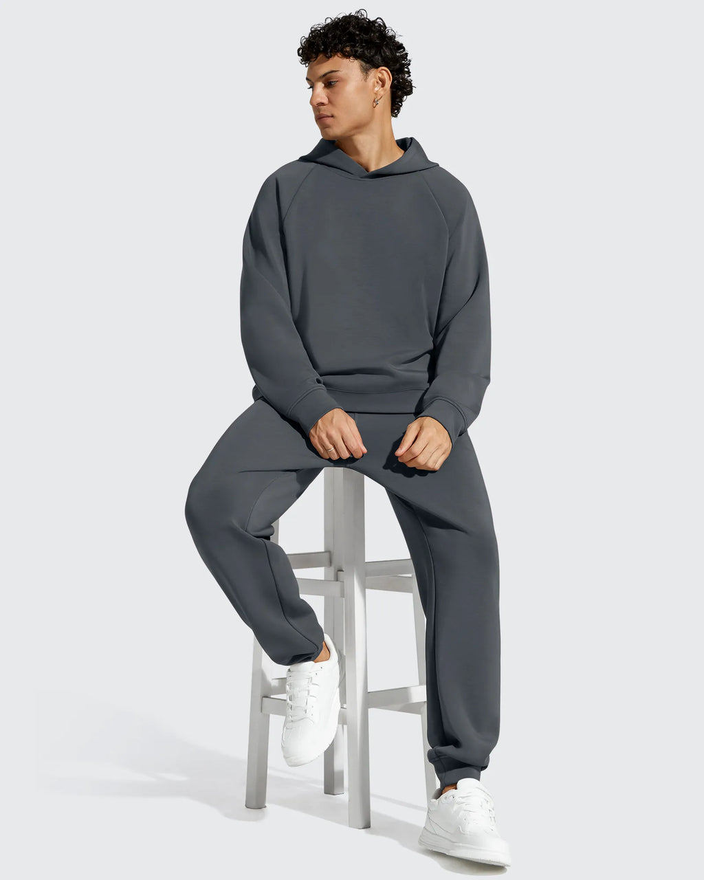 Smoofit Men's Fleece-Lined Pockets Hoodies Pullover Sweatshirts