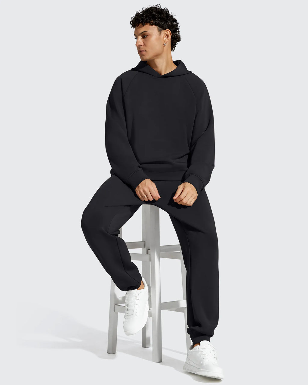 Smoofit Men's Fleece-Lined Pockets Hoodies Pullover Sweatshirts