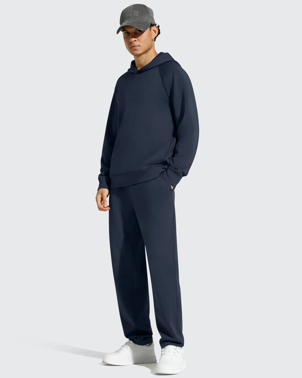 Smoofit Men's Fleece-Lined Pockets Hoodies Pullover Sweatshirts