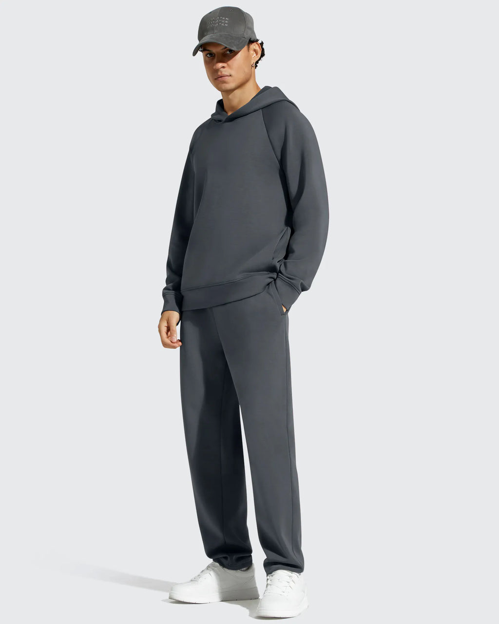 Smoofit Men's Fleece-Lined Pockets Hoodies Pullover Sweatshirts