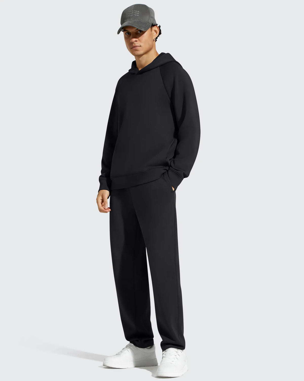 Smoofit Men's Fleece-Lined Pockets Hoodies Pullover Sweatshirts