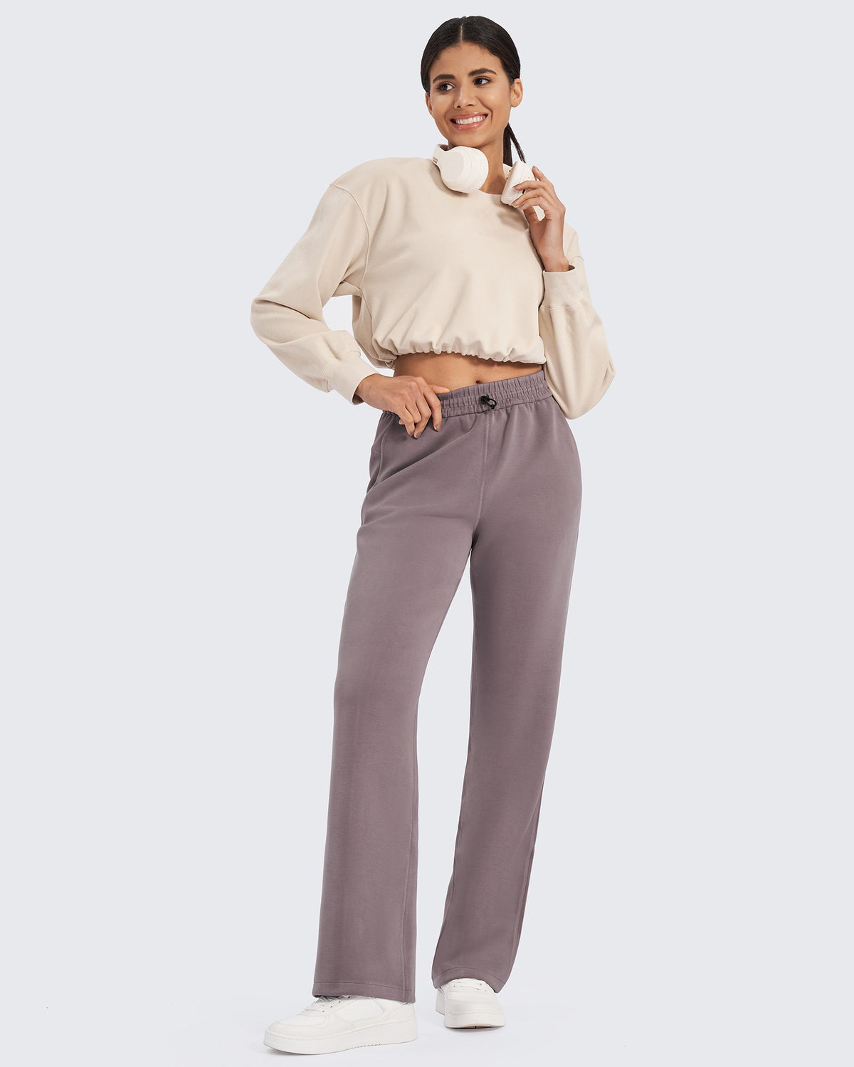 Smoofit Mid-Waist Wide Leg Sweatpants Tall