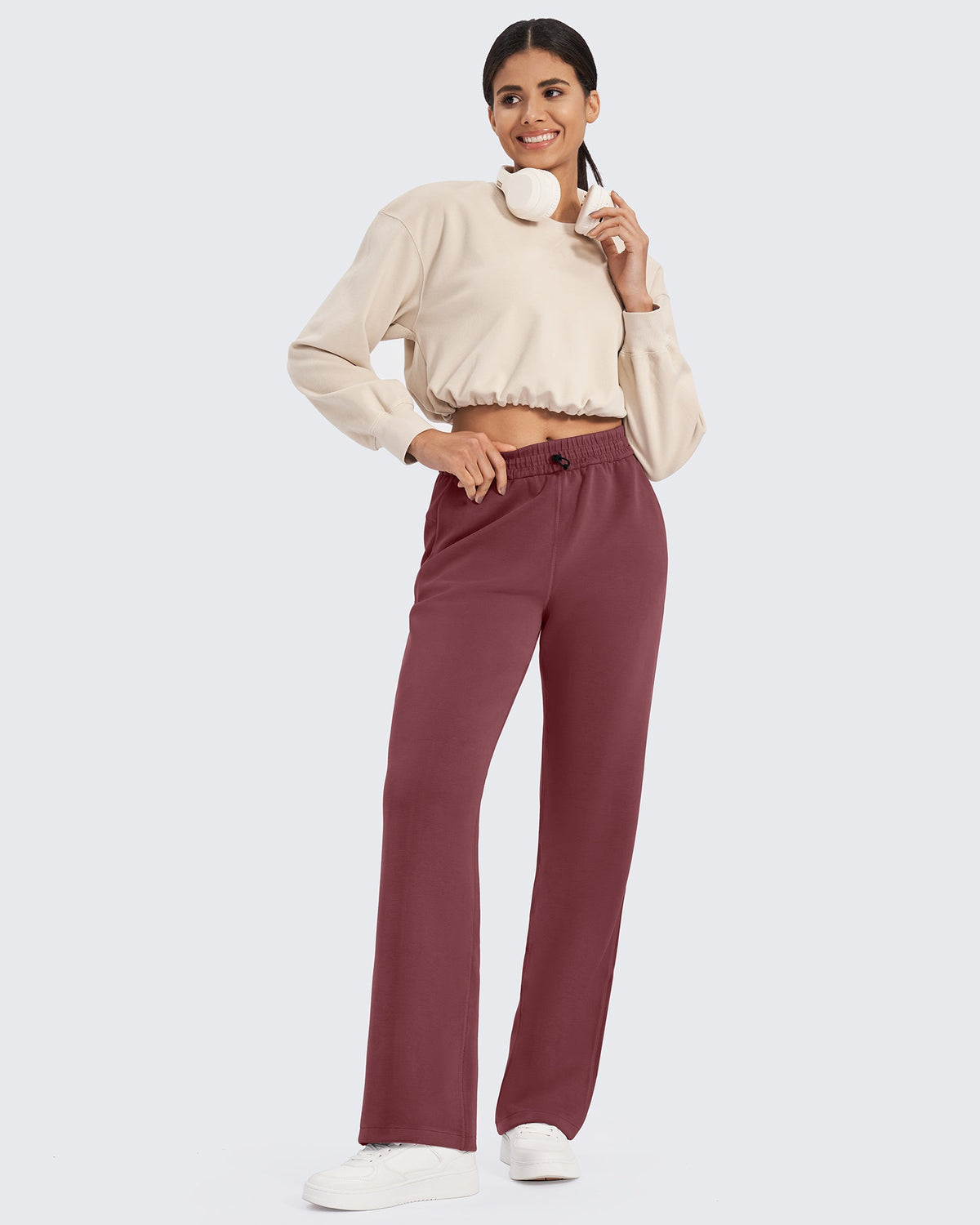 Smoofit Mid-Waist Wide Leg Sweatpants Tall