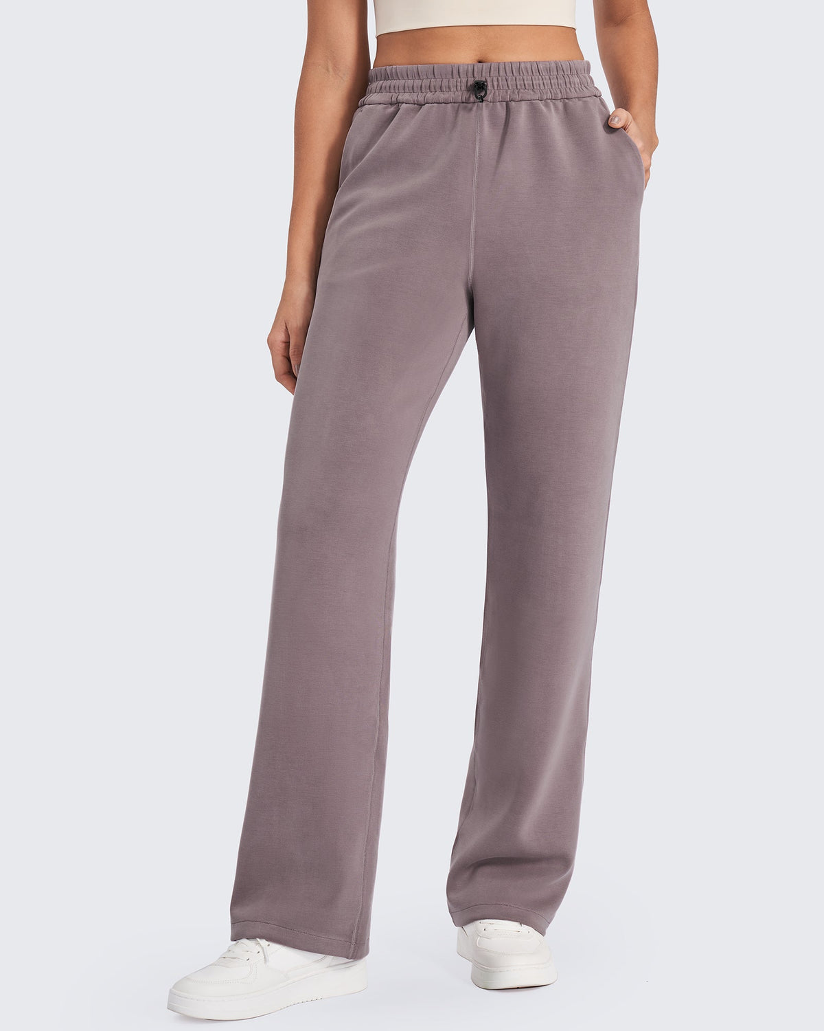 Smoofit Mid-Waist Wide Leg Sweatpants Regular