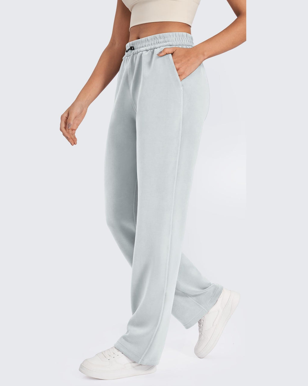 Smoofit Mid-Waist Wide Leg Sweatpants Regular