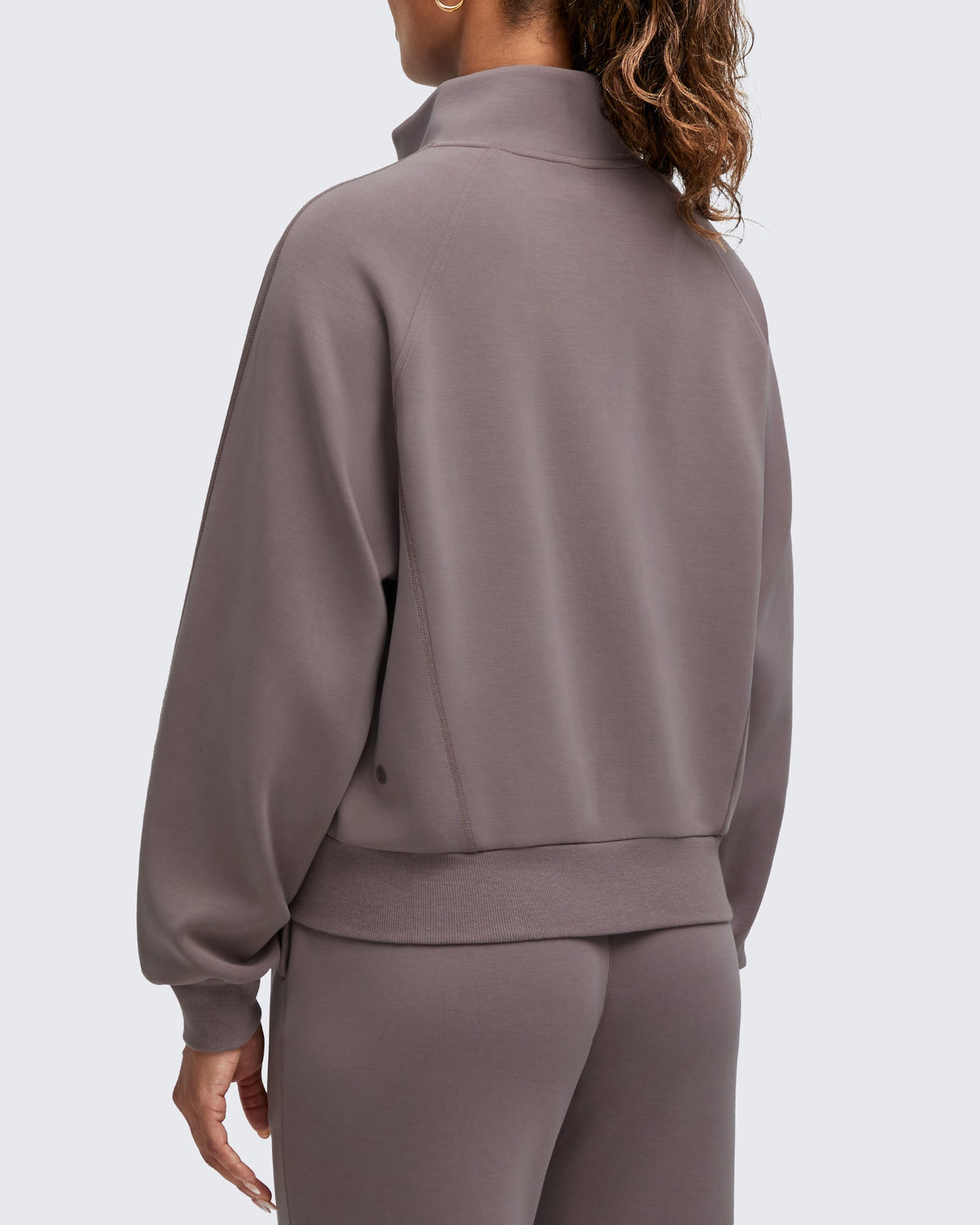 Smoofit Mock Neck Zip Up Pockets Jackets