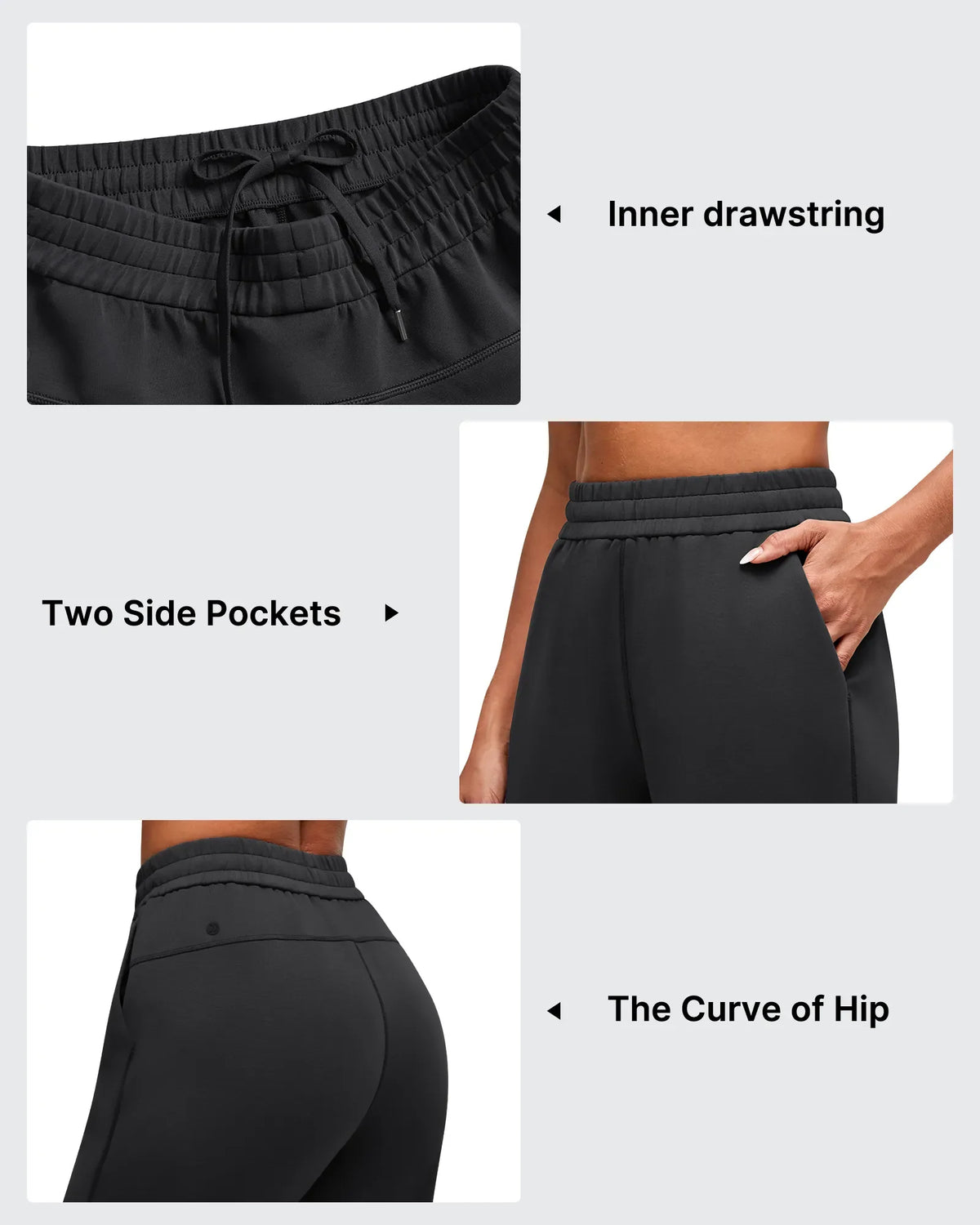 Smoofit Modal Cinch Bottom Inner Drawstring Joggers