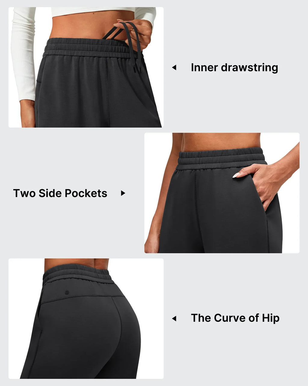 Smoofit Modal Cinch Bottom Inner Drawstring Joggers