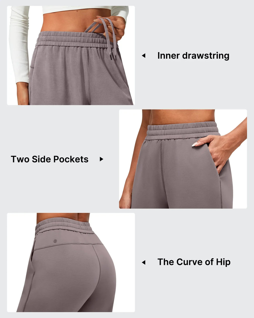 Smoofit Modal Cinch Bottom Inner Drawstring Joggers