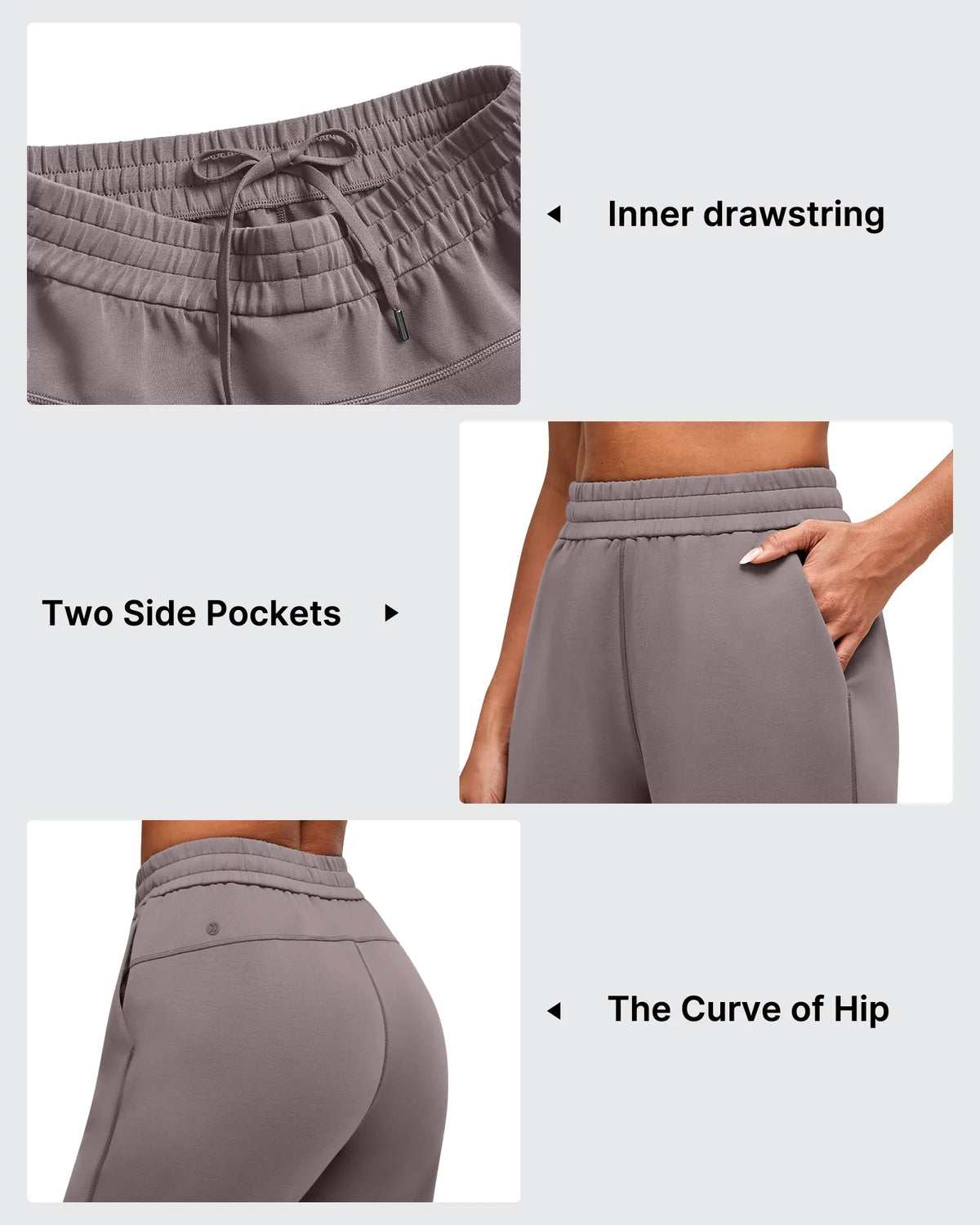 Smoofit Modal Cinch Bottom Inner Drawstring Joggers
