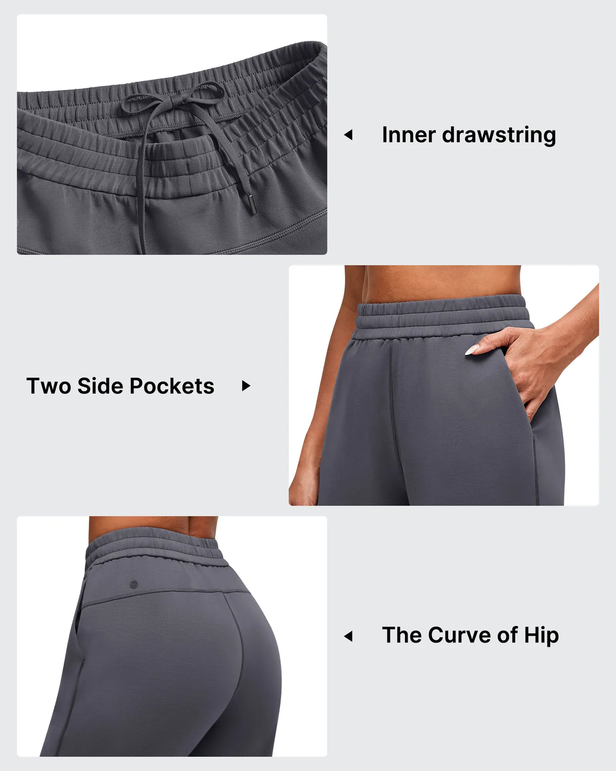 Smoofit Modal Cinch Bottom Inner Drawstring Joggers