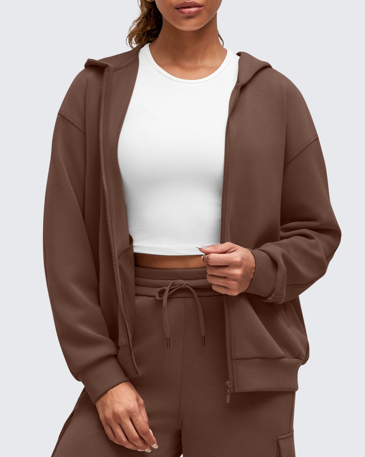 Smoofit Modal Soft Full Zip Hoodies Jackets