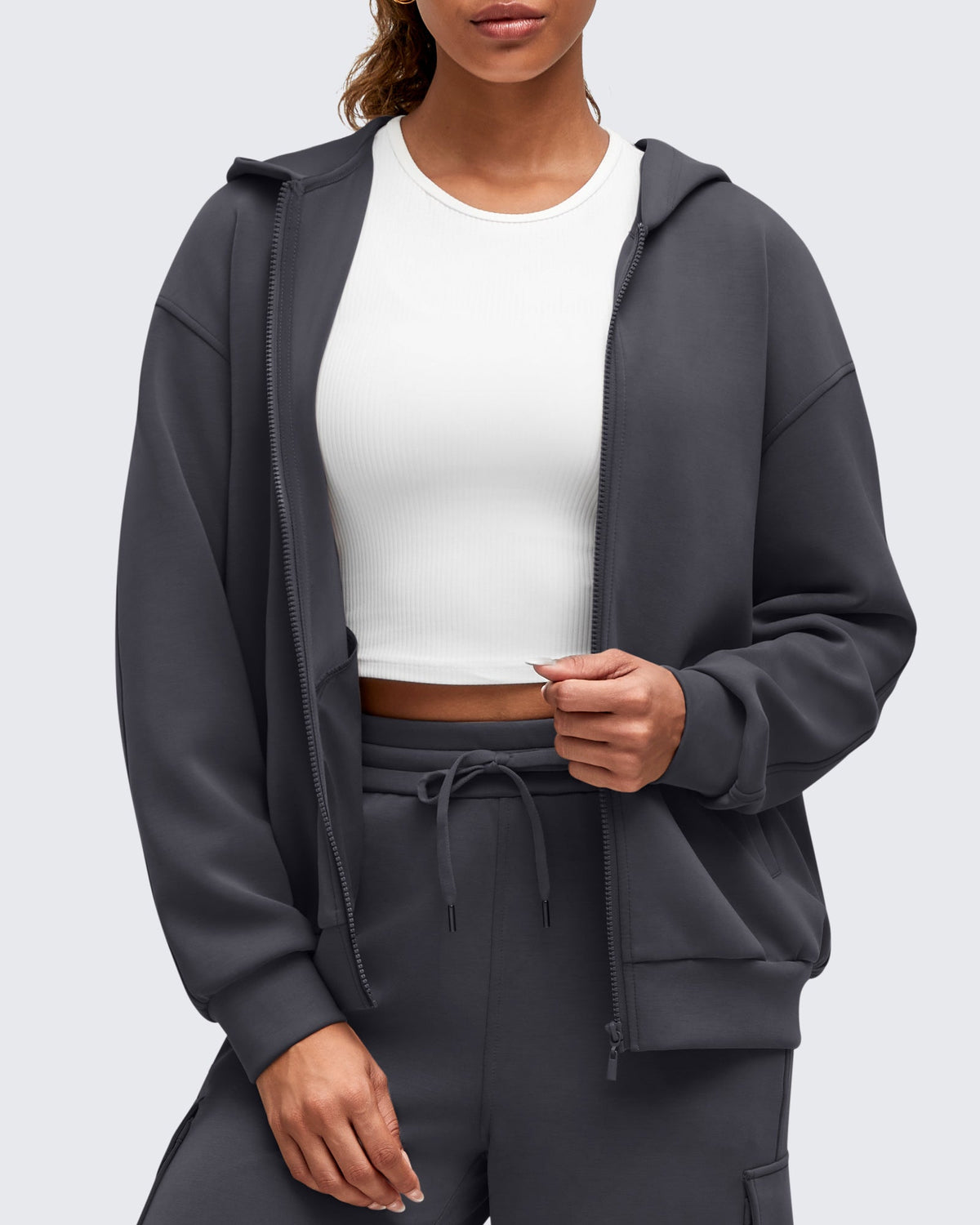 Smoofit Modal Soft Full Zip Hoodies Jackets