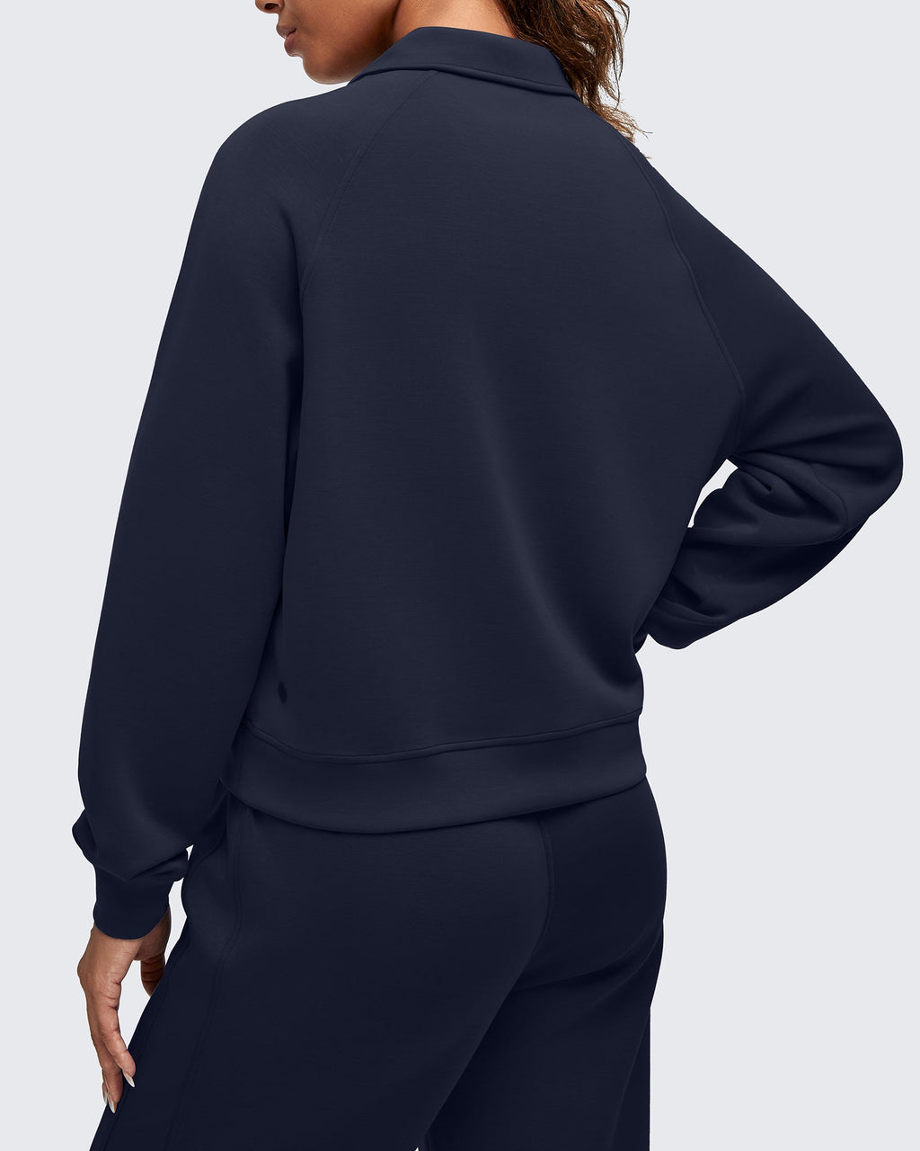 Smoofit Polo Pullover Button Up Sweatshirts