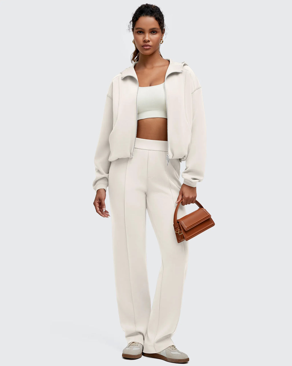 Smoofit Two-Way Full Zip Modal Hoodie Jackets