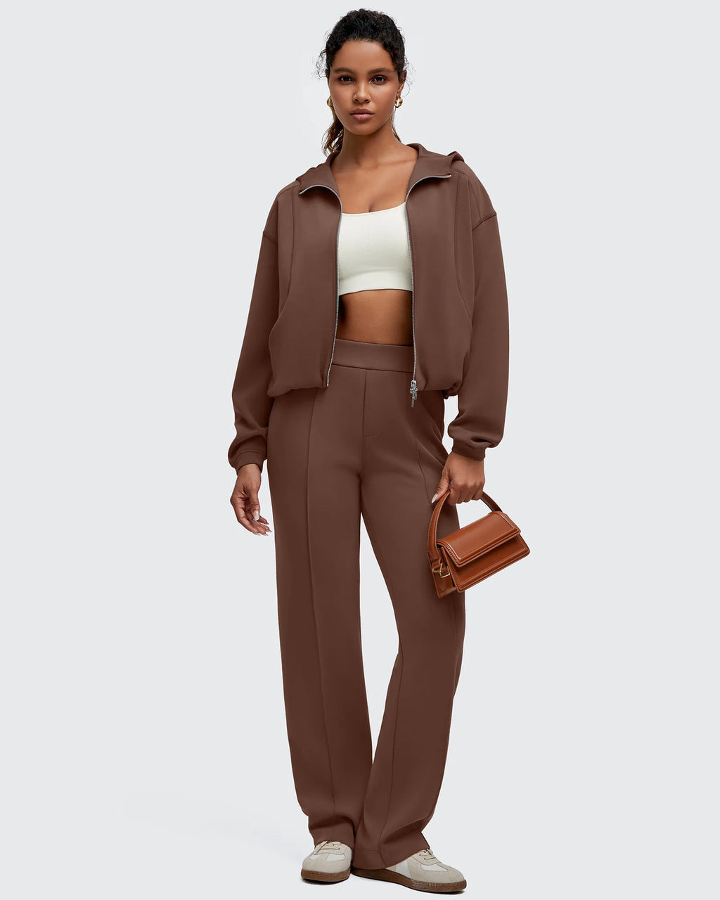 Smoofit Two-Way Full Zip Modal Hoodie Jackets