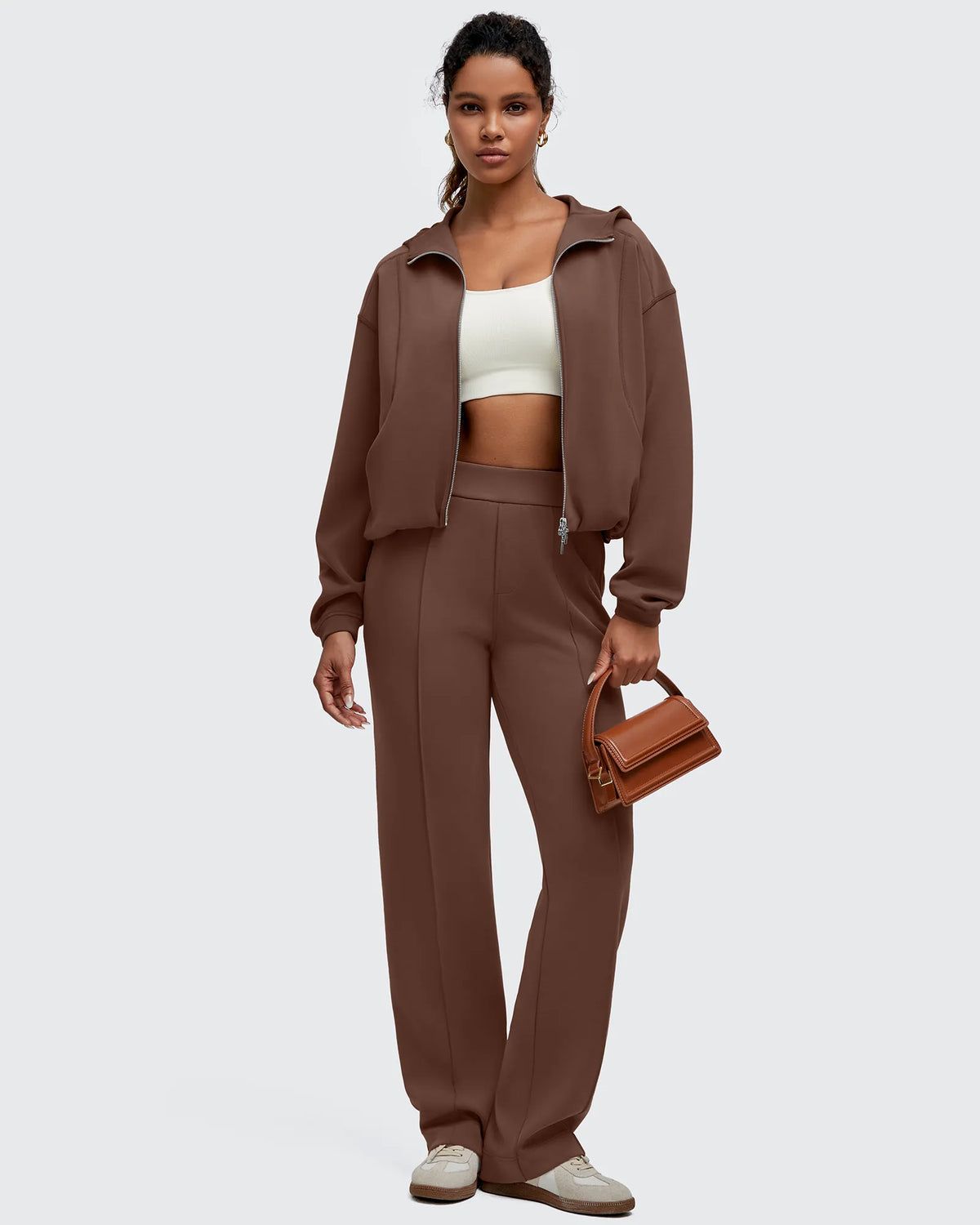 Smoofit Two-Way Full Zip Modal Hoodie Jackets