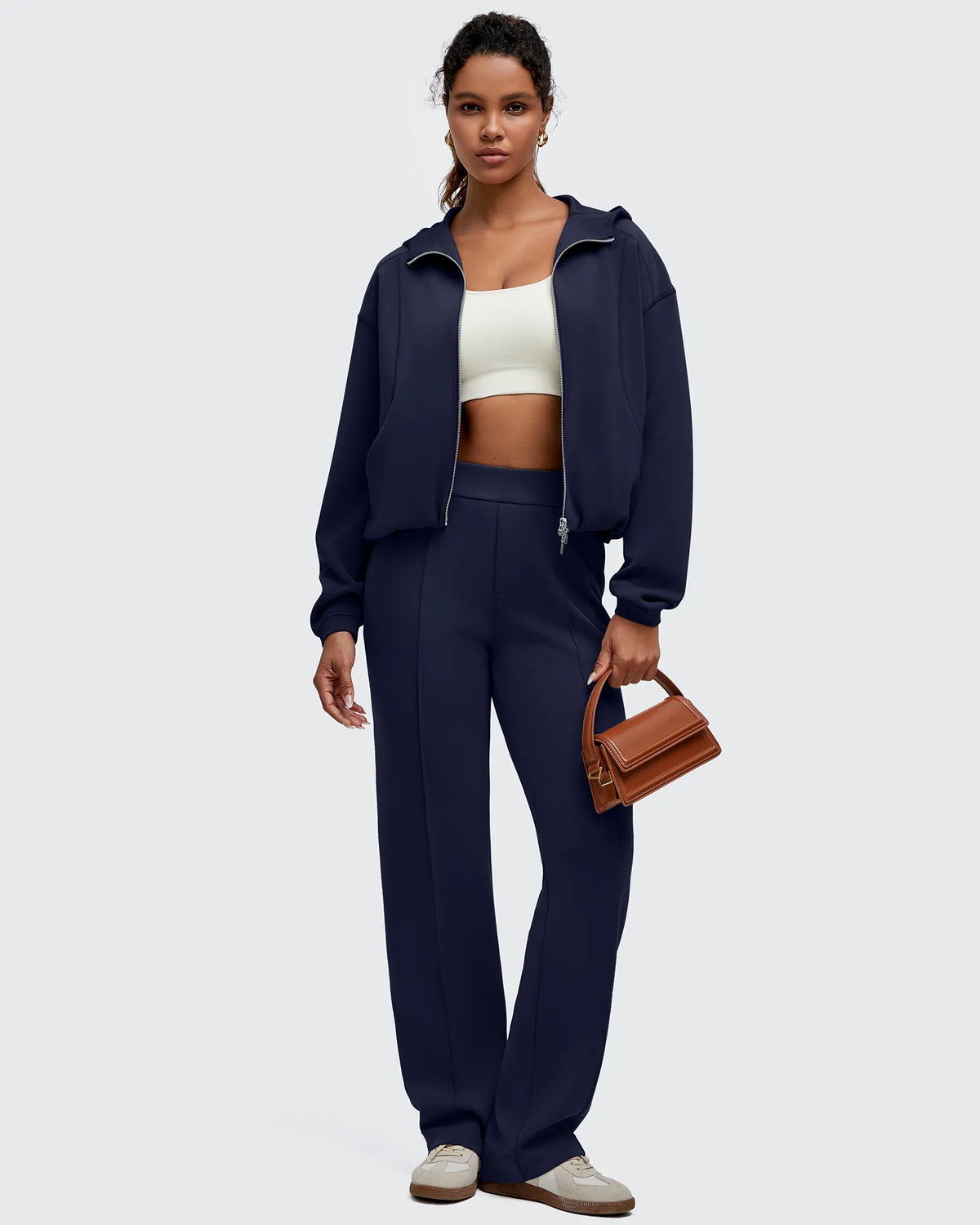 Smoofit Two-Way Full Zip Modal Hoodie Jackets