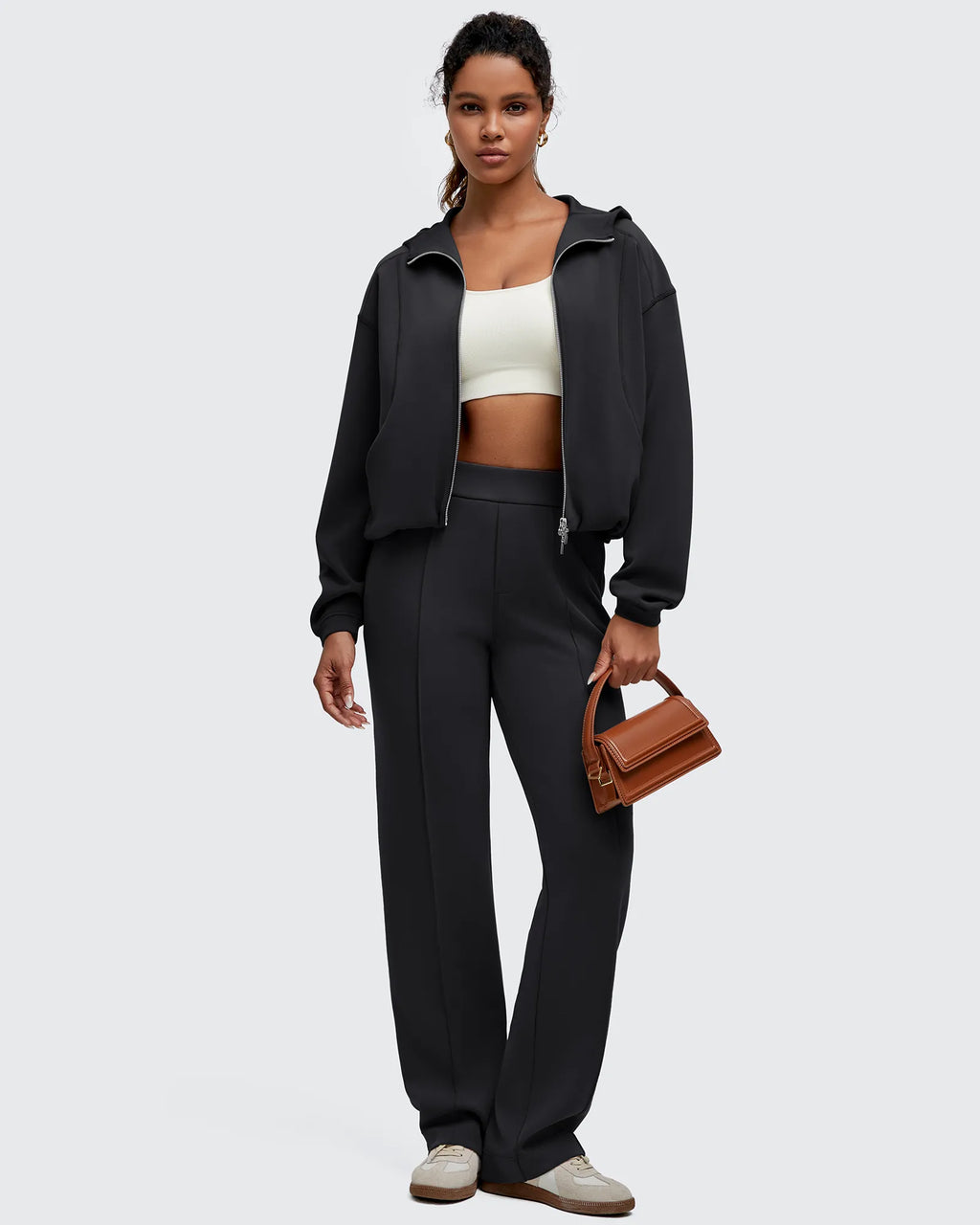 Smoofit Two-Way Full Zip Modal Hoodie Jackets